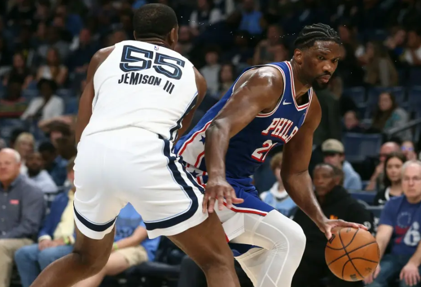 76人击败雄鹿，恩比德狂砍40分